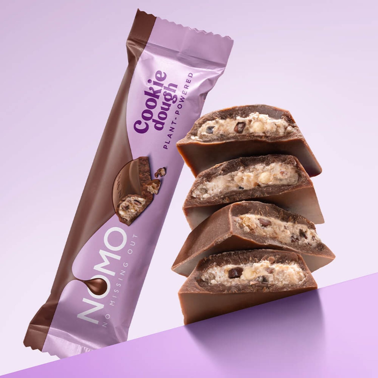 Cookie Dough Schokoriegel - 24er Box Cookie Dough Schokoriegel - 24er Box NOMO_ShopAssets_Riegel-CookieDough-Main